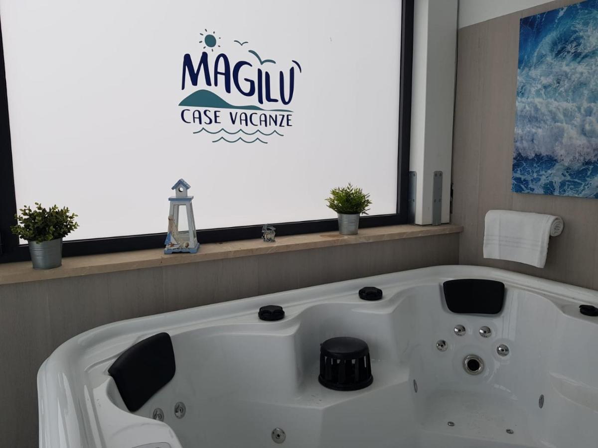 Magilu Case Con Jacuzzi Кастелламмаре-дель-Голфо Экстерьер фото